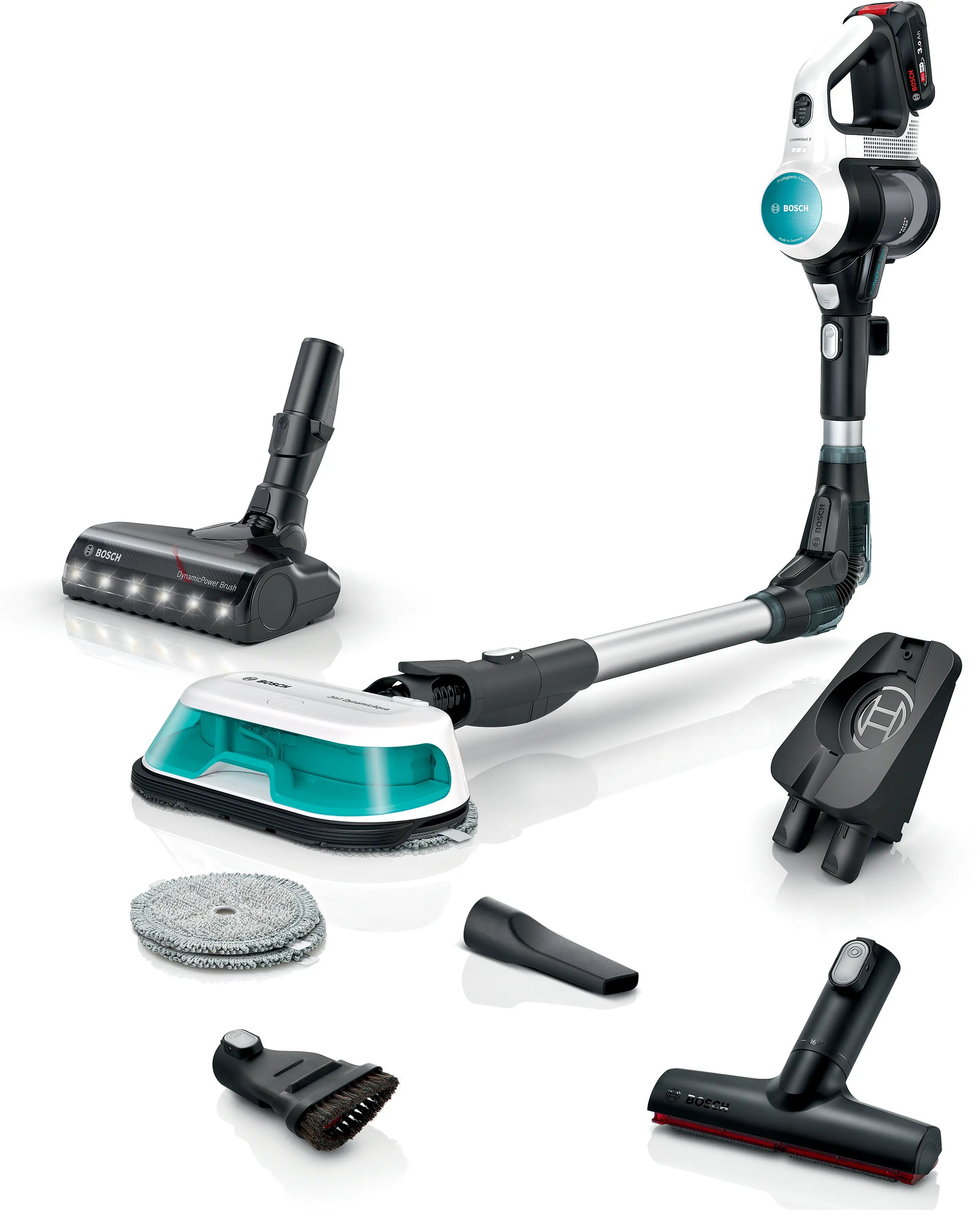 Bosch BCS71HYG1 Rechargeable Handstick Vacuum Cleaner Unlimited 7 Aqua ProHygienic